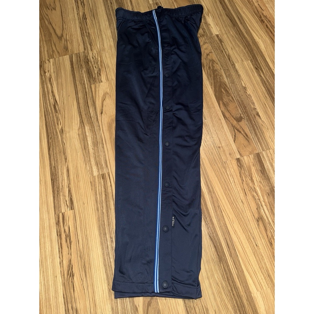 Old Navy Y2K Men's L Large Track Pants Tear Away Snaps Blue EUC Baggy Wide Leg